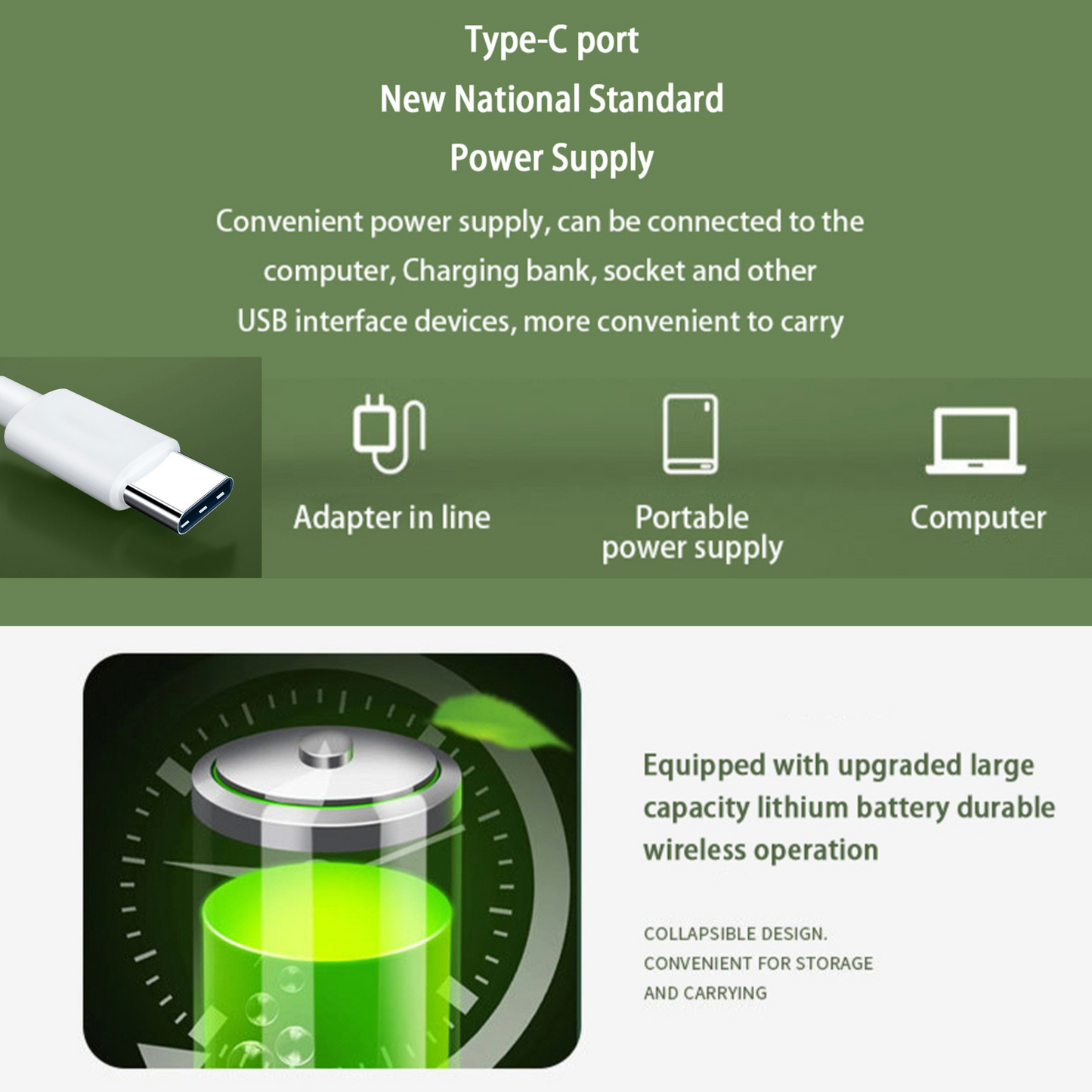 USB Mini Fan Humidifier
