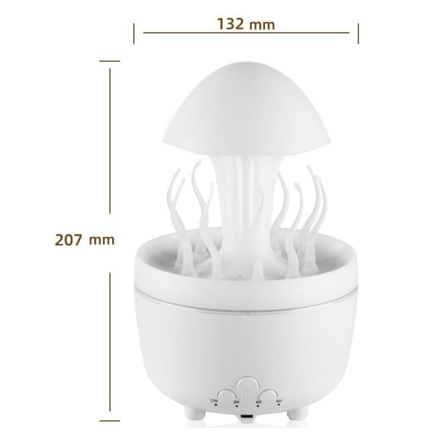 Colorful Jellyfish Raindrop Humidifier