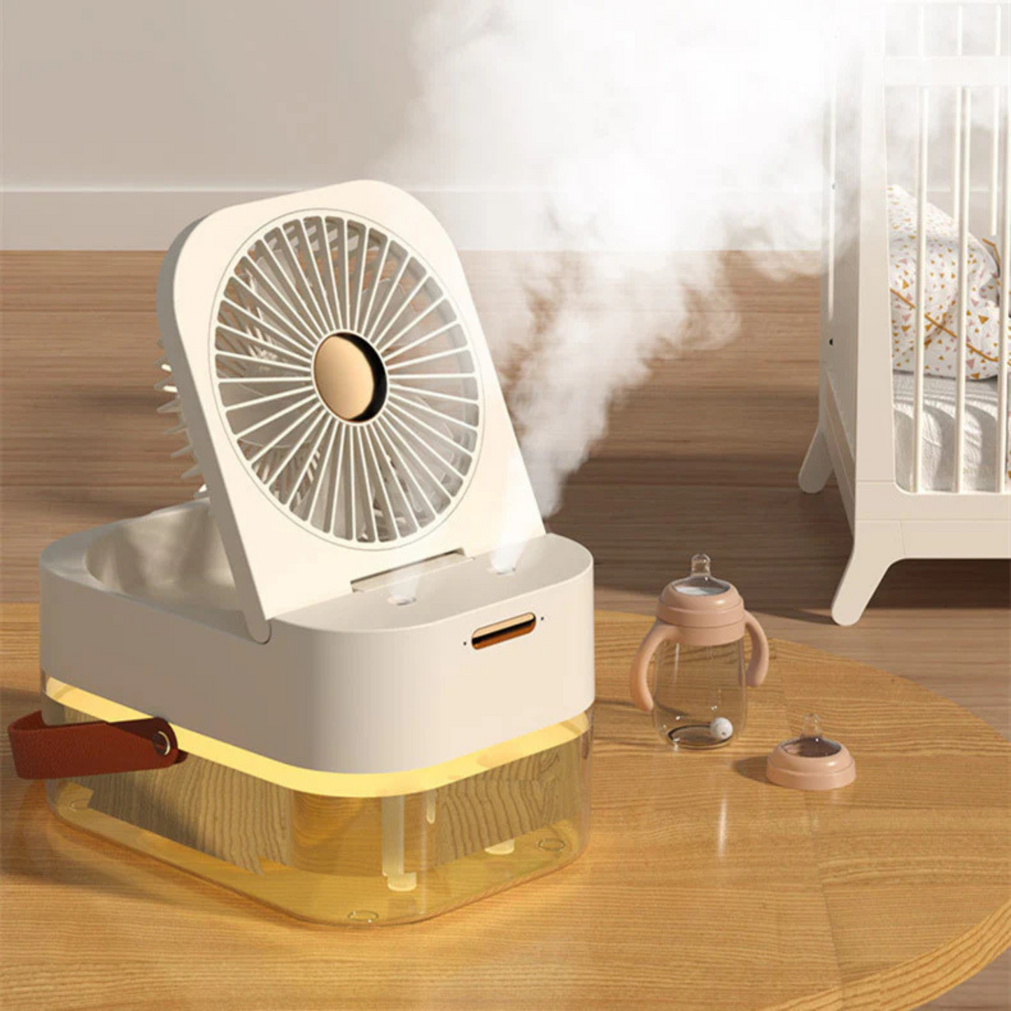 USB Mini Fan Humidifier