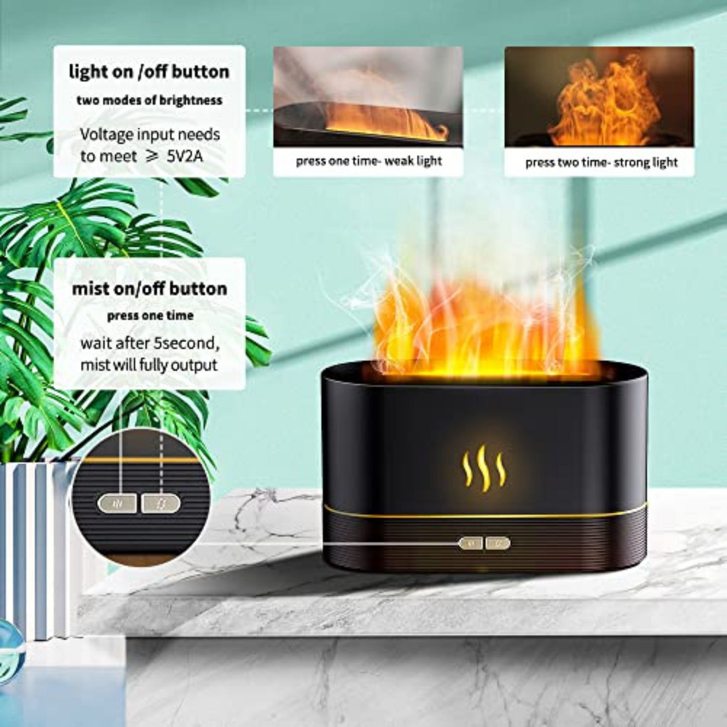 Mist Humidifier And Diffuser