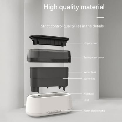 Flame Humidifier With Clock