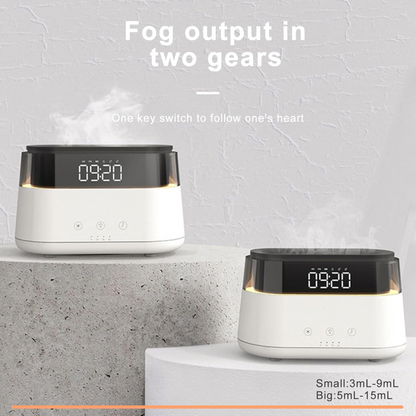 Flame Humidifier With Clock